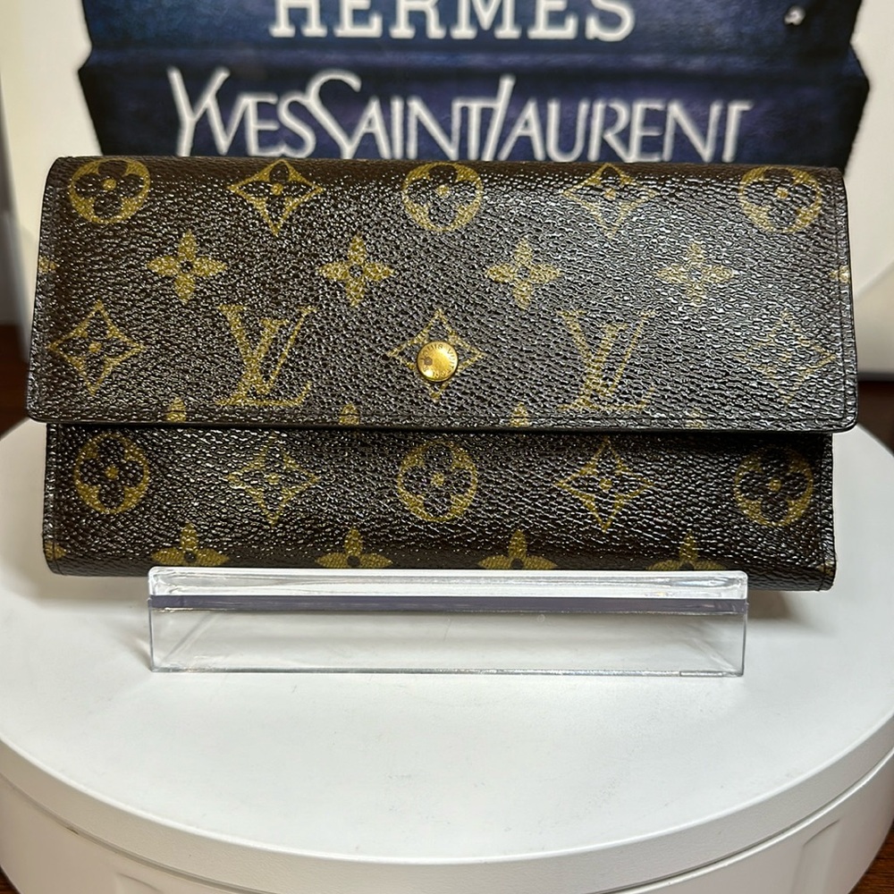 Louis Vuitton Monogram Porte Tresor International Wallet EUC
